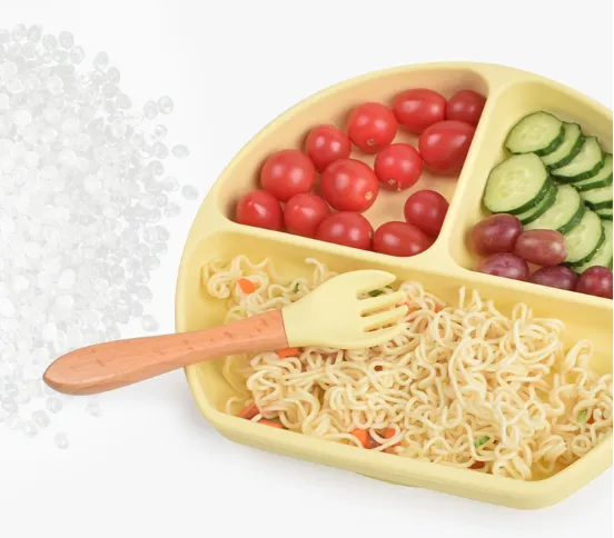 Food Grade Baby Feeding Silicone Baby Plate