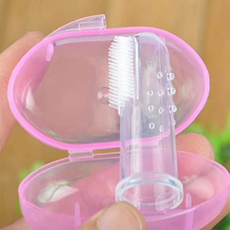 Soft Bristles Baby Finger Toothbrush(Image2) Soft Bristles Baby Finger Toothbrush(Image2)