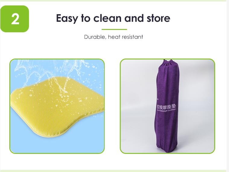 Wholesale Supplier Silicone Promotional Breathable Car Sofa Seat Cushion for Comfort & Pain Relief(Image2)