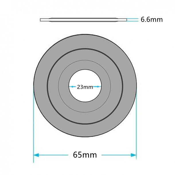 Toilet Silicone Valve Seal Replacement Diaphragm Washer For Wirquin Flush Valve(Image2)