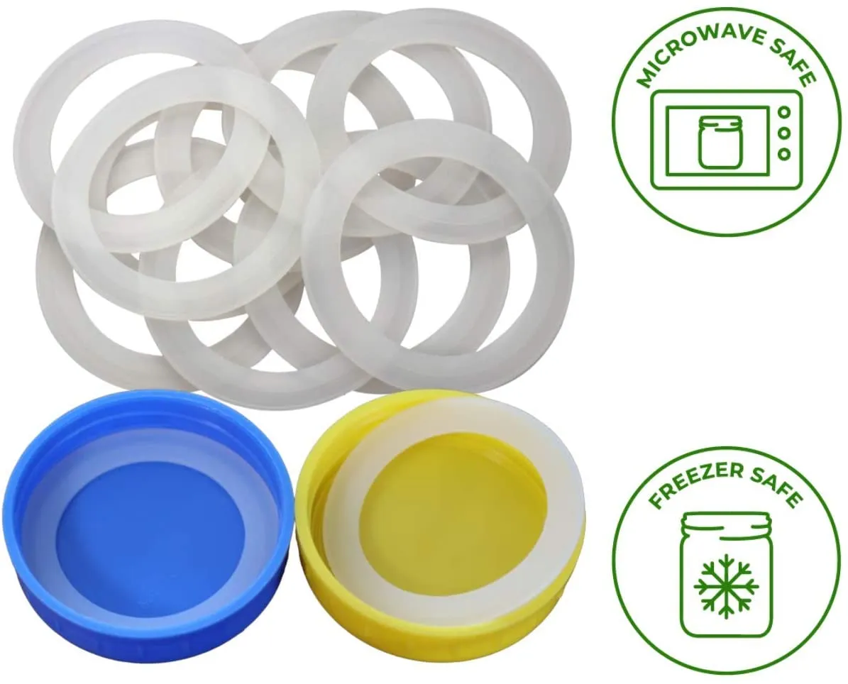 Customized Food Grade FDA Silicone Rubber Sealing Gasket for Lids Seal(Image2)