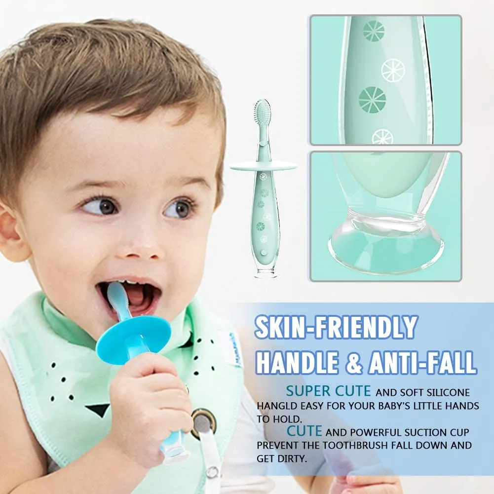 Soft Silicone Baby Teething Toothbrush(Image1)