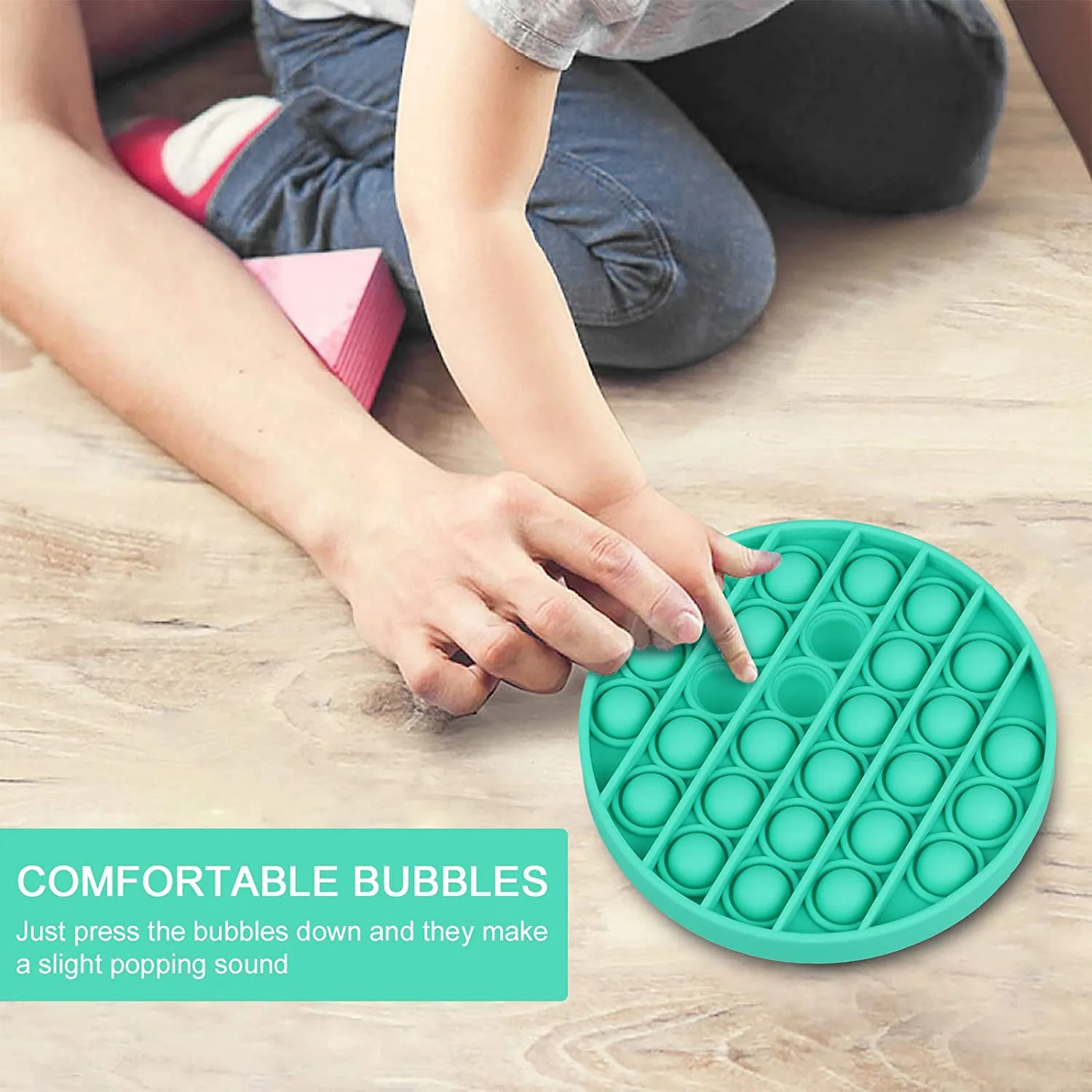 Push Pop Bubble Sensory Fidget Toy Soft Silicone Autism Special Needs/Anxiety Stress Relief Toy(Image1)