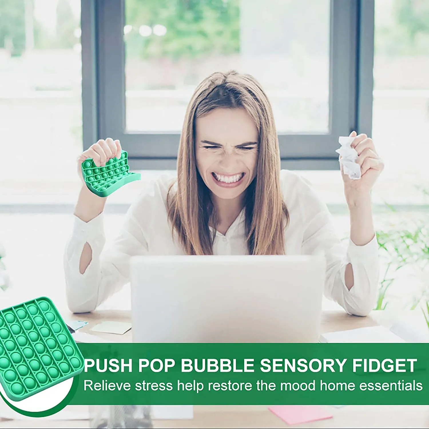 Push Pop Bubble Sensory Fidget Toy Soft Silicone Autism Special Needs/Anxiety Stress Relief Toy(Image2)