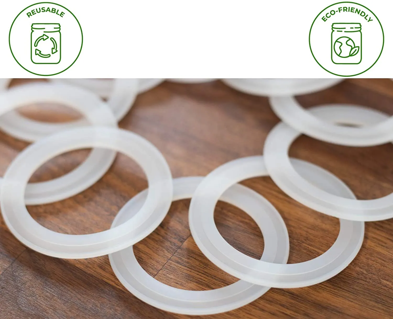 Customized Food Grade FDA Silicone Rubber Sealing Gasket for Lids Seal(Image1)