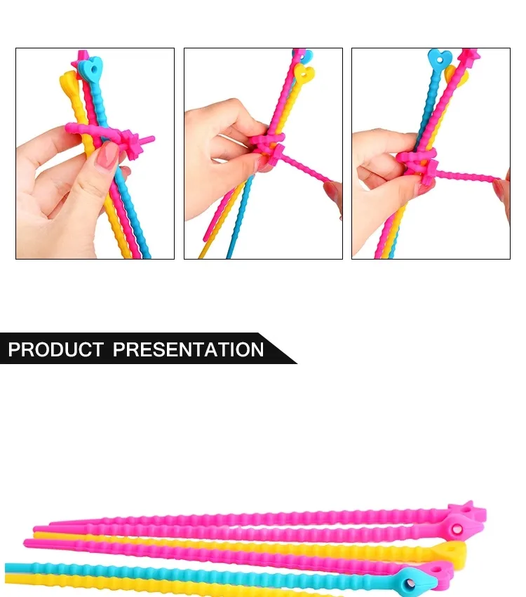 Custom Reusable Silicone Cable Ties - Effortless Organization for Your Cords and More(Image2)