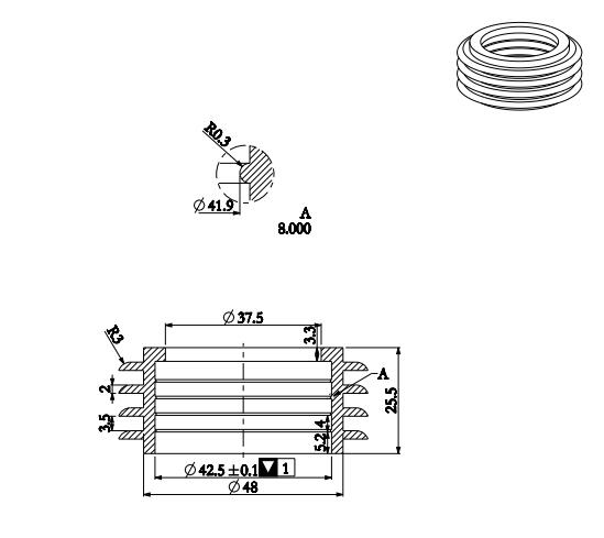 Sanitary Rubber Foam Gasket Flange Toilet Washer wholesale manufacturer of high quality(Image2)