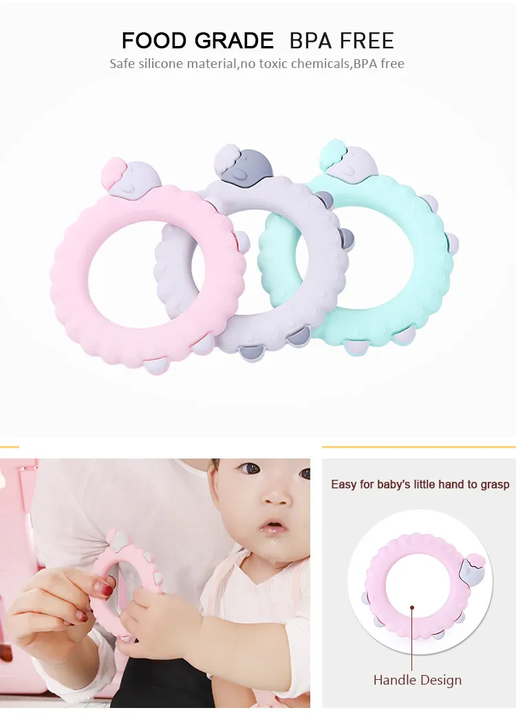 Ring Silicone Teether Wholesale